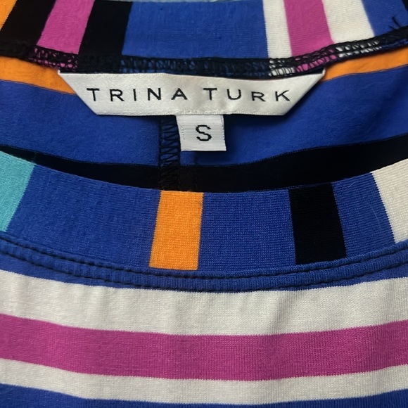 TRINA TURK COLORFUL STRIPED MINI DRESS - Picture 3 of 4